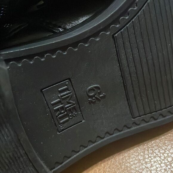 NWT Time and Tru Women's Three Buckle Bootie Faux Leather 6.5 - Picture 6 of 10